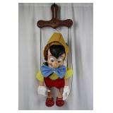 Pinocchio Marionette Puppet With Strings - 15 in Tall