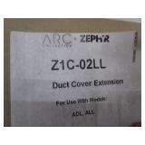 (New) (3) SS Zephr Duct Cover Extensions