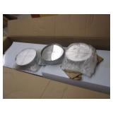 (New) (3) SS Zephr Duct Cover Extensions