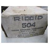Ridgid 504 1"-2" Quick Opening Pipe Threader