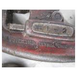 Ridgid 1/2" to 2" Pipe Threader, Dies, Cutter