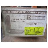 Pallet of Ductwork Cleats & Ductmate Gasket Tape