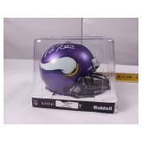 Riddell Mini Helmet Vikings Adam Thielen JSA Certified