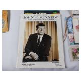 John F Kennedy Photos and other vintage magazines and cards