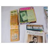 John F Kennedy Photos and other vintage magazines and cards