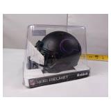 Riddell Mini Helmet Vikings Justin Jefferson Signed  JSA Certified Eclipse Speed Mini Helmet BAS Witness