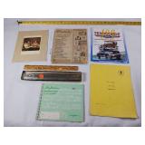 Talking Photo Frame, Recording Frame, misc frames, 1981 MADD Magazine #223, Blank Music writing book, Local Advertisement items