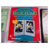 Talking Photo Frame, Recording Frame, misc frames, 1981 MADD Magazine #223, Blank Music writing book, Local Advertisement items