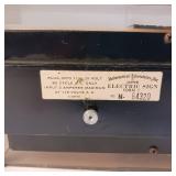 Anheuser-Busch Electric Budweiser Lighted Clock  Sign