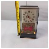 Anheuser-Busch Electric Budweiser Lighted Clock  Sign