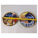 Star Trek Commemorative Plates w/gold trim  Limited