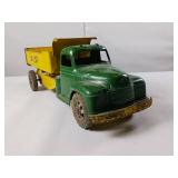 Vintage Buddy L pressed steel hydraulic dump truck metal toy