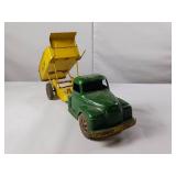 Vintage Buddy L pressed steel hydraulic dump truck metal toy