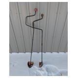 Lot of 2 hand ice augers (Vintage)