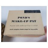 Made in MPLS Katherine Noble empty vintage cosmetic containers -  hairpins  some cosmetic containers full  thigh high NIB Cotton USA socks