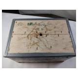 Rhinelander  Wisconsin Premium Beer  Returnable bottle case w/24 plain amber glass bottles