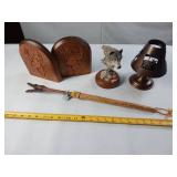 Real Turkey Foot Back Scratcher  Buck Bookends and more!