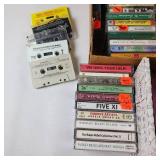 Large Lot of Vintage Tape Cassettes  50+