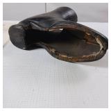 Vintage Cast Iron Door Stop Boot  Vintage Ad for Little Things that girls Love!