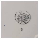 German Black Forest Hand Painted Trivet plus two 8 inch Lamps