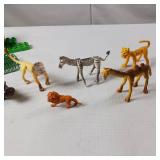 Bendy Legs and other farm animals  Nook the Husky  Beanie Baby  Legos