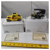 NIB 911 FB Ford Town Car with Certificates of Authenticity  1932 3 window hot-rod!