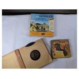 Vintage Decca Vinyl  Mostly Bing Crosby  RCA Victor Johann Strauss & Living German Language Course