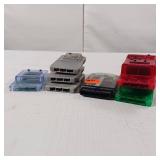 Sony PlayStation memory card 2x - Memory card Plus - Playback - and wireless control base  Mad Catz - 7 PCs lot total