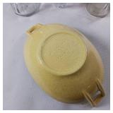 Red Wing pottery (Chip, see pic) and other glassware. Oil/vinegar pitchers - small crystal vase 