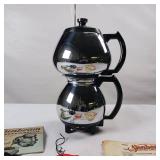 Sunbeam electric coffee pot - coffee Master model c30 with cord, filters, original paperwork & Tag