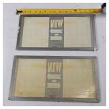 Authentic Vintage Heavy Glass Slot Machine Glass