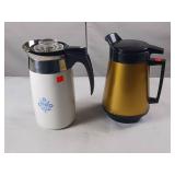 Vintage 10 Cup Corning Percolator (No Cord) and Carafe