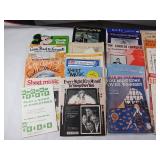 Large Lot of Sheet Music - Boots and Saddle - Lots of Vintage - Mickey Mouse - Conway Twitty