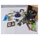 Lot of Misc. items including vintage scale weights for reloading