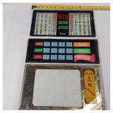 Authentic Vintage Heavy Glass Slot Machine Glass