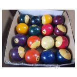 You shoot pool? Nice Pool Ball Set Complete - Lifetime supply of chalk and light covers