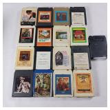 Collection of Vintage 8 track tapes - country and Partridge Family
