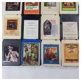Collection of Vintage 8 track tapes - country and Partridge Family