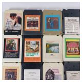 Collection of Vintage 8 track tapes - country and Partridge Family