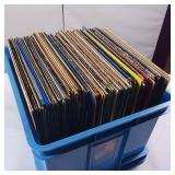 Large lot of Vintage LP in Omni Box - Approximately 70 total
