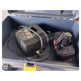 Tool Box with Tools - Circular saw - battery charger