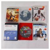 Play Station 3 PS3 Lot of Games 6 Total - Reckoning - Call of Duty - NBA 2k7 - DJ Hero