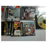 Large Lot of Play Station Games and Booklets  Over 30 games with cases  Titles include : Rally Cross  WF War Zone  Knockout Kings  Pro Wrestling  NASCAR  Medal of Honor + Tons More!