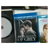 Large Lot of Dvds and 8 Blu Rays  The Post  Every Day  Bring it on  Big Hero Disney  Catch and Relase  John Wayne  Adam Sandler  50 Shades of Grey -More!