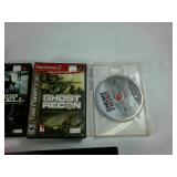 PS2 Games  Ghost Recon  Splinter Cell  Enemy Front  Medal of Honor 1-2-3- Rising Sun  Operation Spy  Dead Island  Strike Force Bowling
