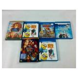 Disney Blu Ray and DVD  Despicable Me II  Frozen  Escape from Planet Earth  Beauty and the Beast  Lion King II
