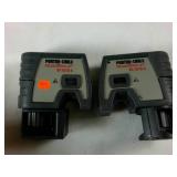 Lot of 2 Porter Cable Robo Toolz  Like New Lasers
