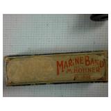 Lot of Musical Flutes, a harmonica and tone whistle