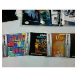 Game Boy and Game Cube Game Inserts  Large Lot