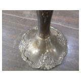 Baroque by Wallace Candle Holder with Silver Plated Goblets